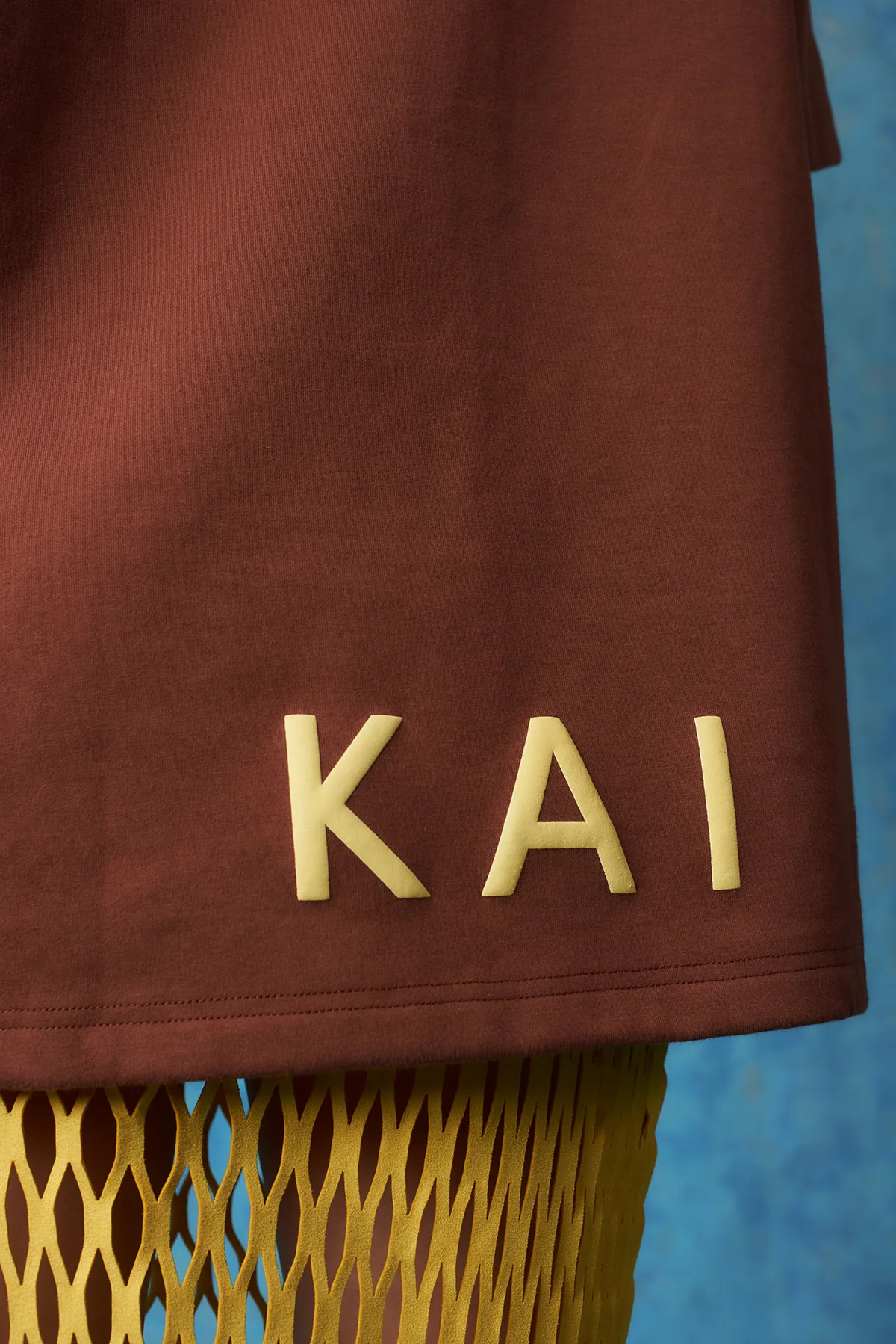 Kaili Oversized Cotton Logo Printed T-Shirt - Brown - Image 7