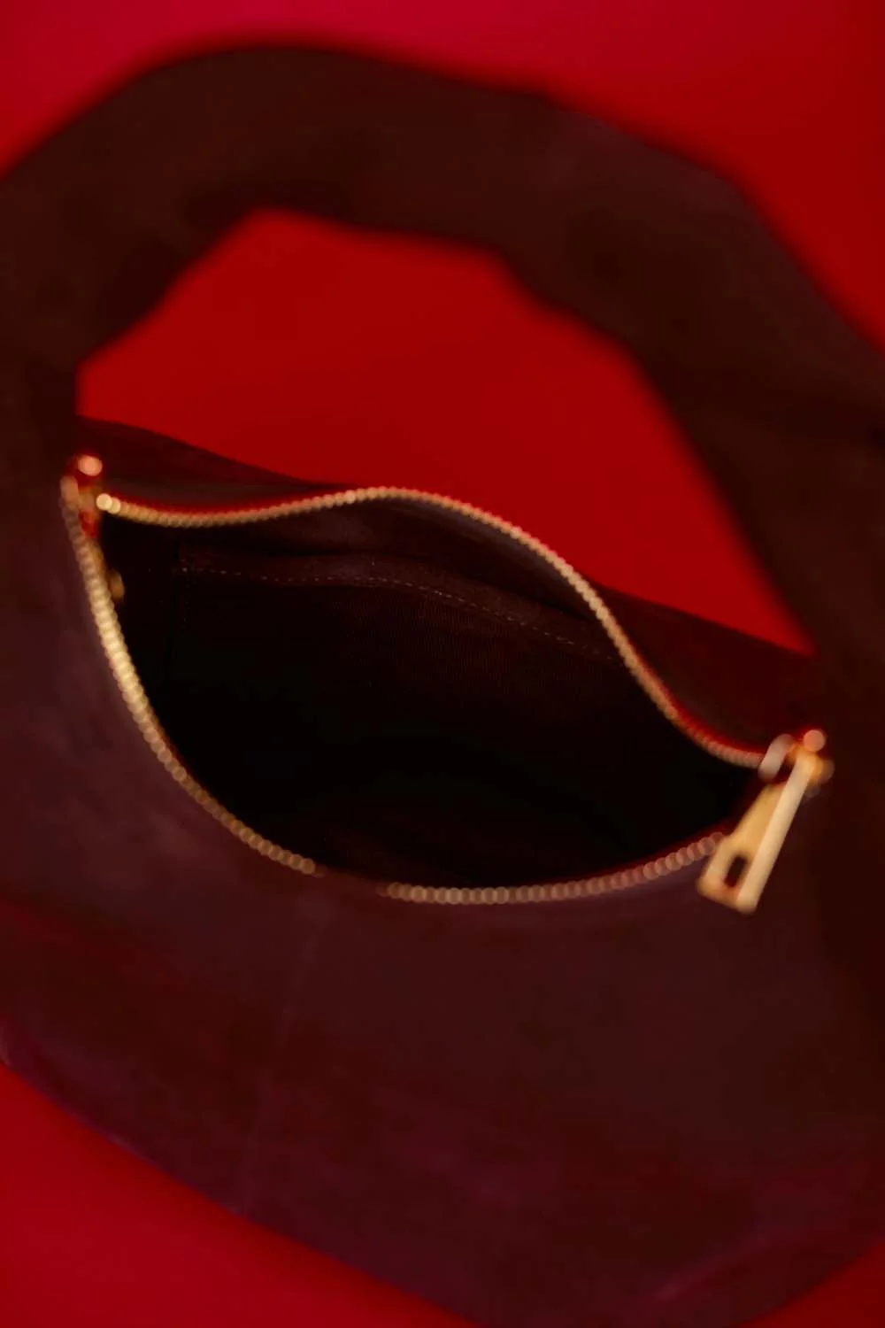 Little London Suede Mini Handbag - Chocolate Brown - Image 6